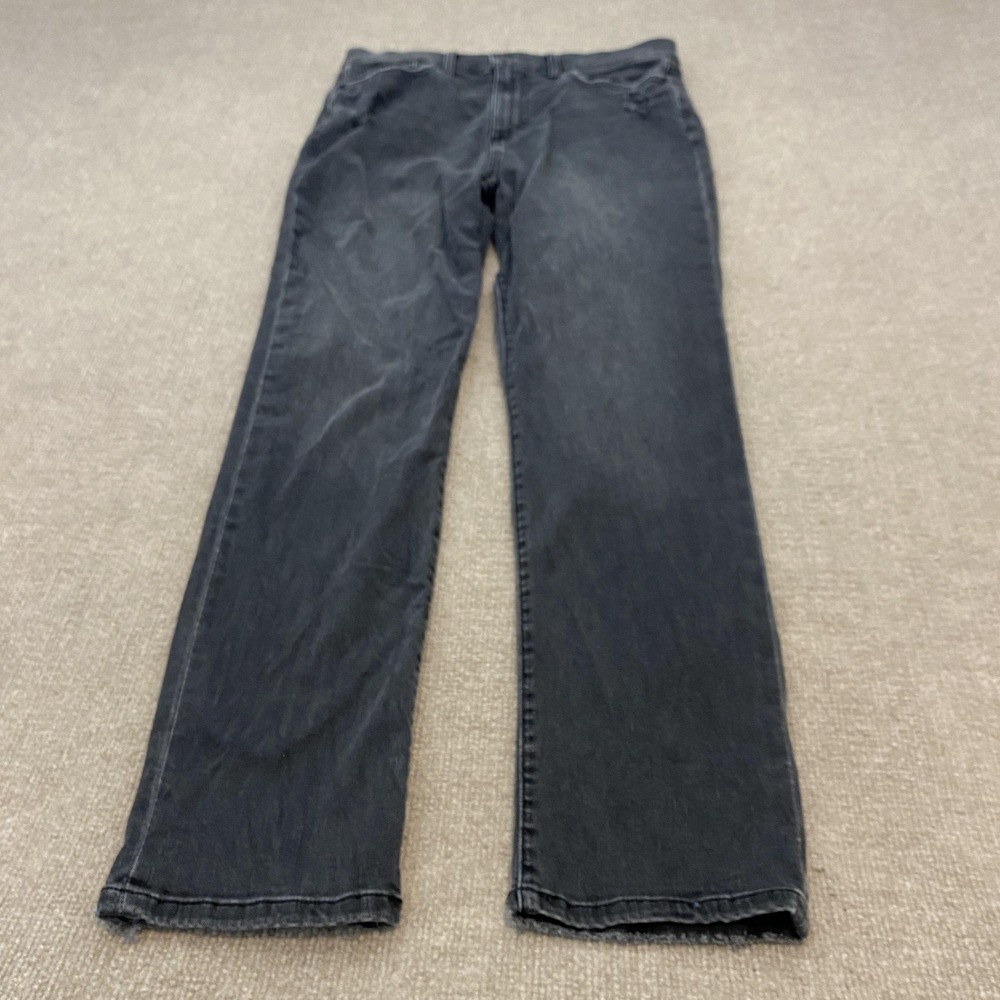 Joes Jeans Lilibet Straight Jeans Womens 28 Gray Charcoal High Rise‎ Distressed